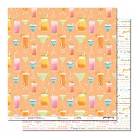 PND-VI-4   PAPERNOVA DESIGN COLLECTION VITAMINA PND-VI-4 30.5 cm x 30.5 cm