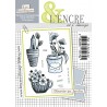 EI-52-A6-02   L'ENCRE ET L'IMAGE TAMPONS CLEAR DINETTE AU JARDIN