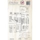 LPF-LITHA-11   LA PETITE FRANÇAISE COLLECTION LITHA TAMPONS CLEAR ESQUISSE