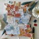 BRE107  CHOU & FLOWERS COLLECTION SOUVENIRS D'ÉTÉ DIE CUTS TAG BRETAGNE 1