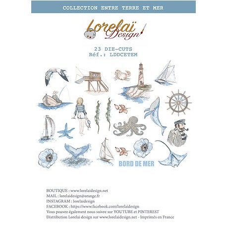 LDDCETEM   LORELAI DESIGN COLLECTION ENTRE TERRE ET MER DIE CUTS