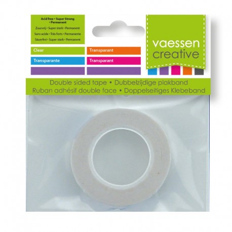 31157   VAESSEN CREATIVE RUBAN ADH DOUBLE FACE TRANSPARENT 6 mm x 15 m