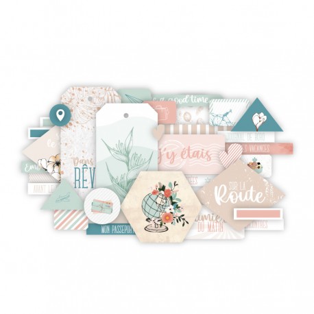 KADC34   LES ATELIERS DE KARINE CARTE POSTALE DIE CUTS