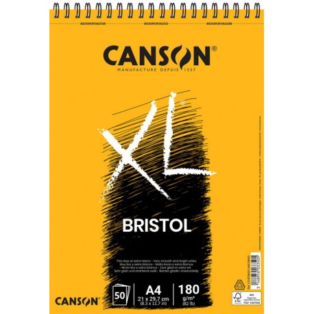 CANSON XL BRISTOL 180 g A4 50 feuilles