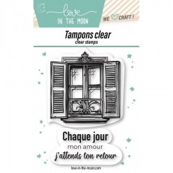 LM-TCP1-049    LOVE IN THE MOON AUTOMNE CHALEUREUX TAMPONS CLEAR CHAQUE JOUR MON AMOUR