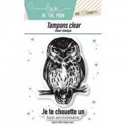 LM-TCP1-052    LOVE IN THE MOON AUTOMNE CHALEUREUX TAMPONS CLEAR ANNIVERSAIRE