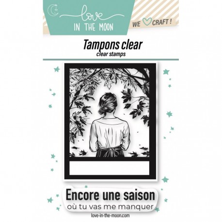 LM-TCP1-055    LOVE IN THE MOON AUTOMNE CHALEUREUX TAMPONS CLEAR TU ME MANQUES