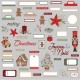 HPLF-MLC-CUT   HA PI LITTLE FOX COLLECTION MERRY LITTLE CHRISTMAS  DIE CUTS