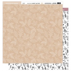 FDPI224005   FLORILEGES DESIGN COLLECTION CARNET NATURE 5   30.5 cm x 30.5 cm