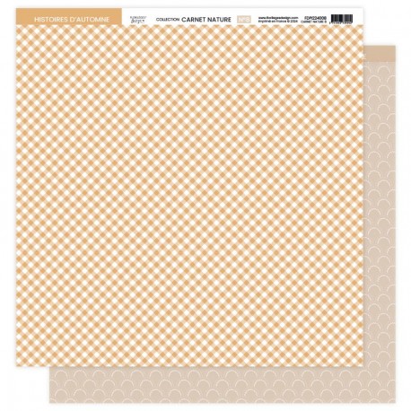 FDPI224008   FLORILEGES DESIGN COLLECTION CARNET NATURE 8   30.5 cm x 30.5 cm