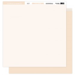 FDPUL224001   FLORILEGES DESIGN  PAPIER UNI DUO CRÈME