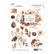 FDCH224001   FLORILEGES DESIGN CARNET NATURE CHIPBOARDS