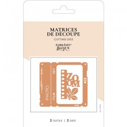 FDD224001   FLORILEGES DESIGN CARNET NATURE OUTILS DE DÉCOUPE PHOTO FILM