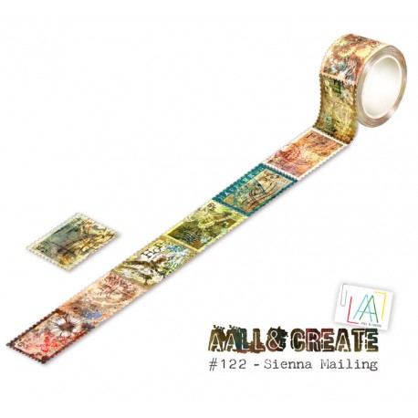 122   AALL AND CREATE MASKING TAPE 122 SIENNA MAILING