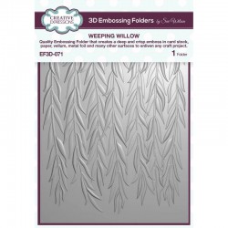 EF3D-071   CREATIVE EXPRESSIONS EMBOSSING FOLDER3D WEEPING WILLOW 178mm x 127mm