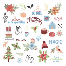 KADC36   LES ATELIERS DE KARINE POÉSIE HIVERNALE  DIE CUTS