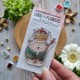 AVE104   CHOU & FLOWERS COLLECTION IT'S ALWAYS TEA TIME TAMPON CLEAR DOUDOU NUTCRACKER