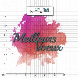 12411-02    DIY & Cie MATRICE DE COUPE MEILLEURS VOEUX