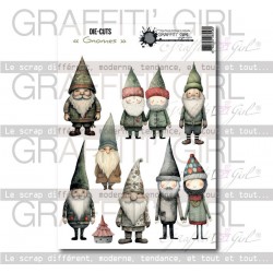 GRAFFITI' GIRL COLLECTION SOUFFLE D'HIVER DIE CUT GNOMES