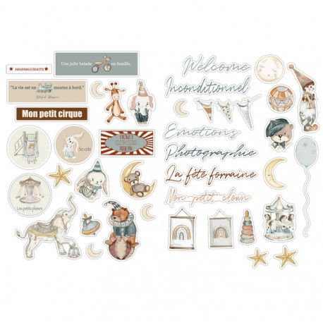 LORELAI DESIGN COLLECTION INSOUCIENCE DIE CUTS x39 pièces