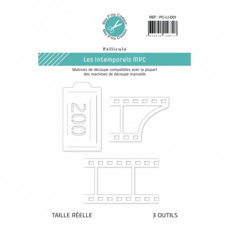 PC-LI-D01   MES P'TITS CISEAUX  LES INTEMPORELS MATRICES DE DÉCOUPE PÉLLICULE