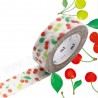 MT MASKING TAPE 15mm x 10m MOTIF CERISES